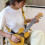 Tracolla per ukulele in microfibra di cotone, antiforo, leggera ed elegante, ideale per ukulele e chitarra. 8