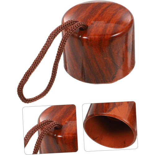 Mâner de umbrelă pliabil de schimb, design cu aspect de lemn, prindere compactă 2