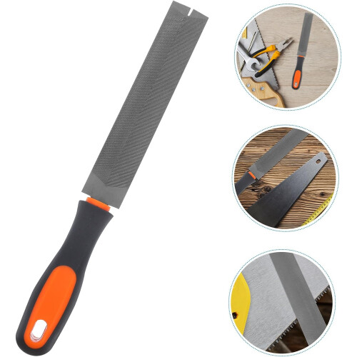 Arquivo de metal de madeira Arquivo de mão de 6 polegadas com ferramenta de raspa triangular de dentes de corte duplo 2