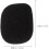 10pcs Black Sponge Microphone Windscreens for Wireless Lapel Microphone Covers 2