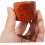Paraplyhandtag med reservdel, fällbart handtag, träådringsdesign, kompakt grepp 8