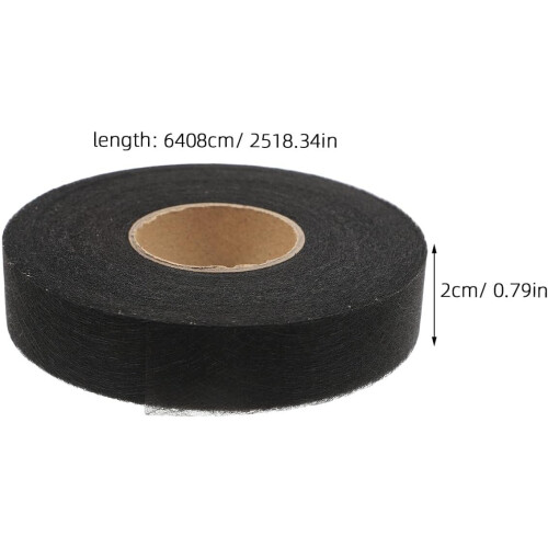 Ruban thermocollant double face pour ourlets, 2 cm, noir 1