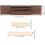 Ukulele Part Accessory Wood Bridge Saddle Nut Premium Wood Material Brown Easy to Use Replace Bridge 2