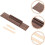 Ukulele Part Accessory Wood Bridge Saddle Nut Premium Wood Material Brown Easy to Use Replace Bridge 7
