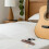Ukulele Part Accessory Wood Bridge Saddle Nut Premium Wood Material Brown Easy to Use Replace Bridge 8