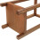 Support floral rustique en bois pour porche, avec structure robuste et supporte un poids important. 3