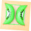 Inflatable Swimming Floating Bed Hammock with Kiwi Pattern, Summer Water Floating Mat Lounge 8