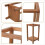 Support floral rustique en bois pour porche, avec structure robuste et supporte un poids important. 8