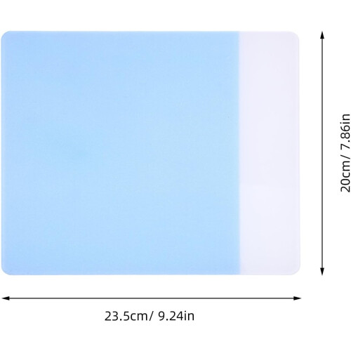Ακρυλικό αντιολισθητικό mouse pad για gaming γραφείο, μπλε, λεία επιφάνεια, mouse pad 1
