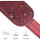 Ajustável sem broca Ukulele Strap com gancho duplo J, material de couro Pu, conveniente para uso 7