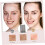 10 Stück doppelseitige Lidschattenpinsel-Make-up-Schwämme 5