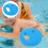 Ensemble planche de natation et pull-buzz, en mousse épaisse, bleu marine 7