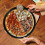 Four à pizza perforé en acier pour poêle en carbone 6