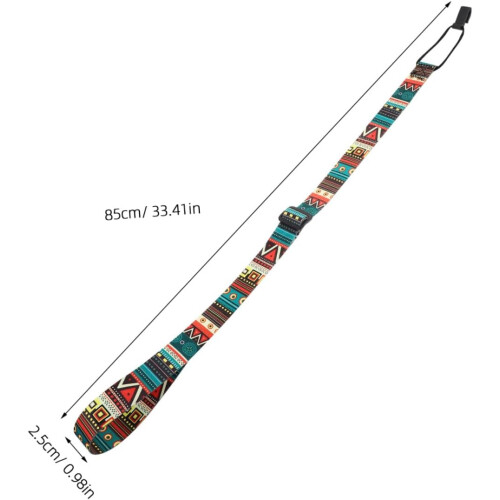Ukulele Shoulder Strap Instrument Strap Adjustable Double Hook Structure Stable Design 1