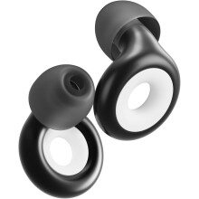 Loop Experience 2 Plus Ear Plugs, Stylish Certified Hearing Protection for Concerts & Festivals, Live Events, Sports, DJs & Nightlife (Black)