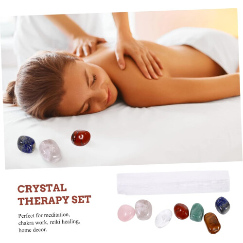 Crystal Stone Gemstone Energy Stones Assorted Color Relaxation Decorative Effects 1