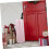 Balde de guarda-chuva de ferro rosa secando guarda-chuva armazenamento recipiente 7