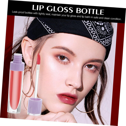 10 τεμάχια DIY άδειοι σωλήνες lip gloss με ράβδο, ελαφριά φορητά δοχεία κραγιόν 1