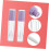 10 τεμάχια DIY άδειοι σωλήνες lip gloss με ράβδο, ελαφριά φορητά δοχεία κραγιόν 7