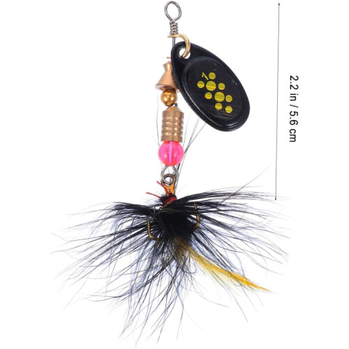 10-teiliges Angelköder-Set aus Metall-Spinnerbaits mit harten Kunstködern und Angelbox 1