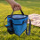 (Purple) Bottle Carrier Bag Four Bottle Capacity Front Pocket Adjustable Shoulder Strap 5