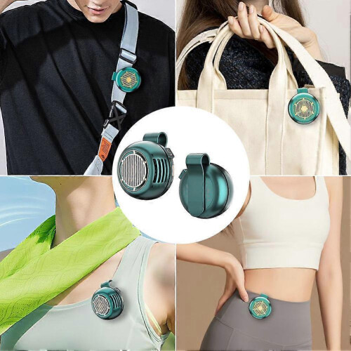 (Pink) Mini Waist Clip Fan Pink - 360 Adjustable Portable Personal Cooling 2