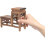 Support en bois pour café, porte-bonsaï, base artisanale, structure robuste, points d'appui stables 4