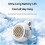 (Pink) Mini Waist Clip Fan Pink - 360 Adjustable Portable Personal Cooling 4
