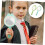 10pcs Double Convex Magnifying Lens for Science Experiment Teaching Portable Observation Magnifier Tool 6
