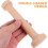 3-teiliges Set doppelseitiger Eierkuchenformen aus Holz 4