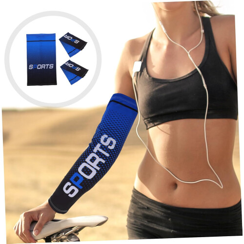 Protector solar multifuncional para brazos, protección UV para brazos, manga refrescante para el codo, protector de codo de verano 2