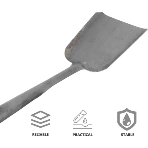 Long Handled Fireplace Ash Shovel for Scooping Coal and Ashes, Lightweight Iron Material 2