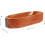 Bandeja rectangular de madera para servir, resistente al desgaste y de uso práctico. 2