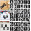 Multi-Function Black Pp Plastic Alphabet Number Letter Stencils Set 42 Sheets 8