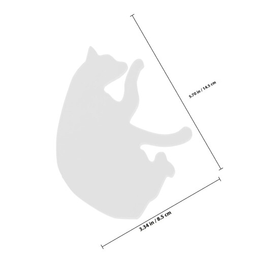 Quilting Models Cat Shape Acrylic Ruler Set Pequenas Ferramentas de Costura DIY Patchwork 1