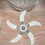 5 Pcs Floor Fan Leaves Plastic Replacement Blades Five-Leaf Design Thickened Blades Powerful 4
