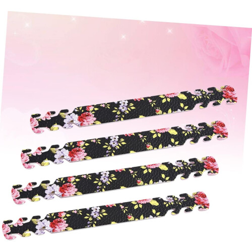Lot de 10 cordons d'oreille ajustables en cuir avec système antidérapant. 1