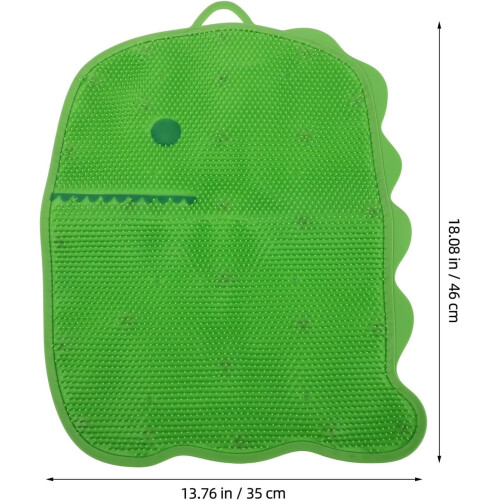 Fußmassagematte mit Dinosaurier-Design fürs Badezimmer 1