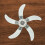 5 Pcs Floor Fan Leaves Plastic Replacement Blades Five-Leaf Design Thickened Blades Powerful 5