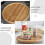 Πικάπ Bamboo Lazy Susan για τραπέζι με περιστροφή 360 μοιρών, ρουστίκ ξύλινη βάση για κέικ 3