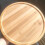 Πικάπ Bamboo Lazy Susan για τραπέζι με περιστροφή 360 μοιρών, ρουστίκ ξύλινη βάση για κέικ 4