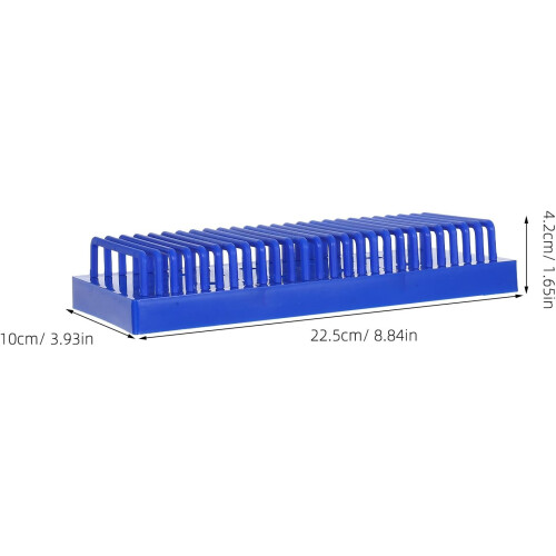 Microscope Slide Holder Plastic Multi-Layer Glass Slide Rack Laboratory Drying and Storage Stand 1
