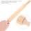 Wooden Dough Rolling Pin with Smooth Surface and Handle, Versatile Kitchen Rolling Pin 3