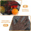 Lot de 10 sacs à linge en filet de polyester avec cordon de serrage, multifonctionnels, noirs. 3