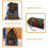 Lot de 10 sacs à linge en filet de polyester avec cordon de serrage, multifonctionnels, noirs. 6