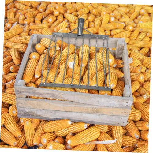 Multi-Functional Iron Grain Scoop Shovel with Sifter Design Large Corn Spade 2