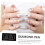 9pcs Nail Art Brush Tool Set Replacement Pen Tips Crystal Handle Professional Salon 3