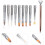9pcs Nail Art Brush Tool Set Replacement Pen Tips Crystal Handle Professional Salon 5