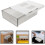 Large White under Desk Drawer Organizer Box Hidden Storage Organizer 3