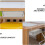 Large White under Desk Drawer Organizer Box Hidden Storage Organizer 5
